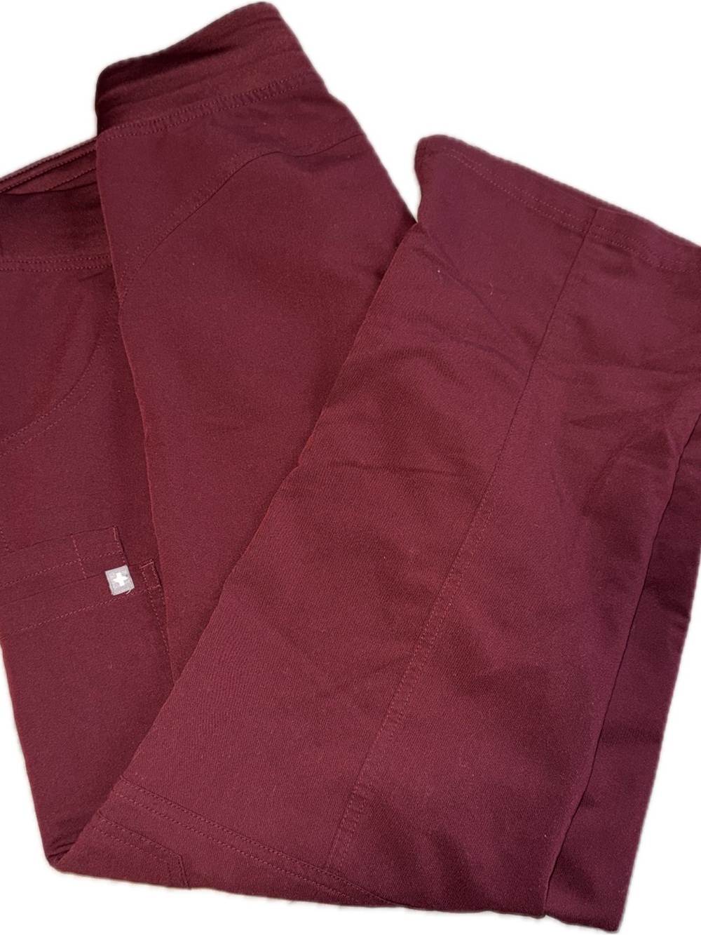 FIGS Burgundy wide leg KADE